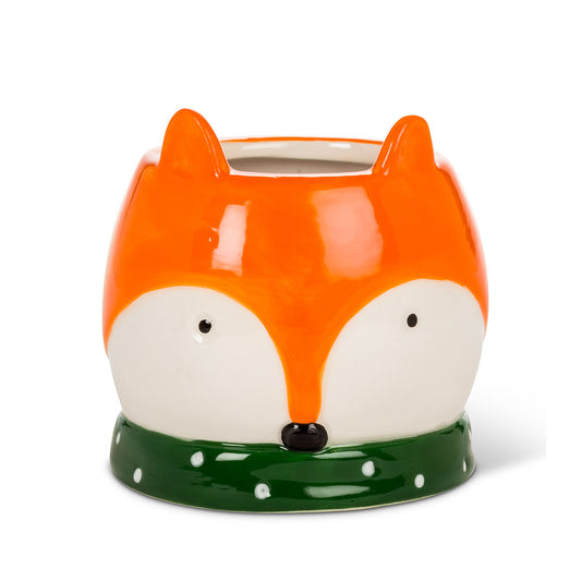 Christmas Fox Pot